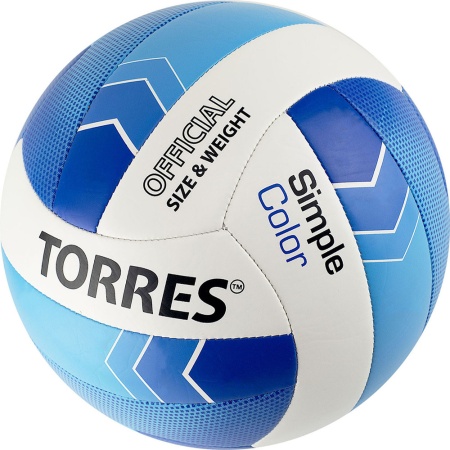 Купить Мяч волейбольный Torres Simple Color любительский р.5 в Саяногорске 